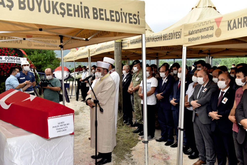 Şehit Polis Memuru Osman Gül Dualarla Ebediyete Uğurlandı 2