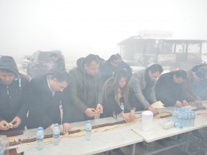 46 metrelik irişkit kebabına yoğun ilgi
