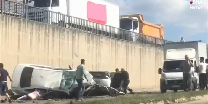 Hatay’da feci kaza: 3 ölü 4 yaralı