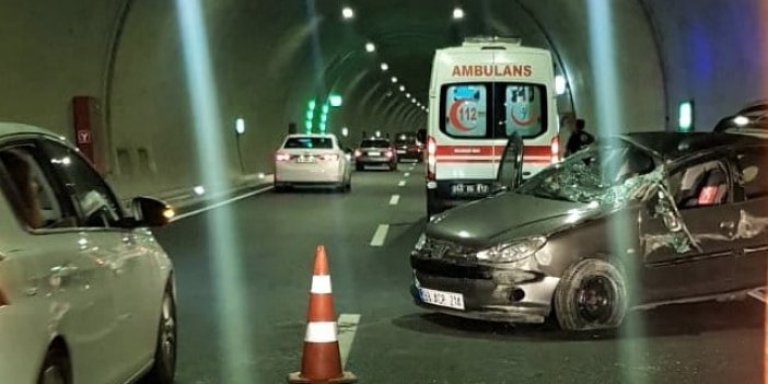 Edebiyat yolunda kaza: 2 yaralı