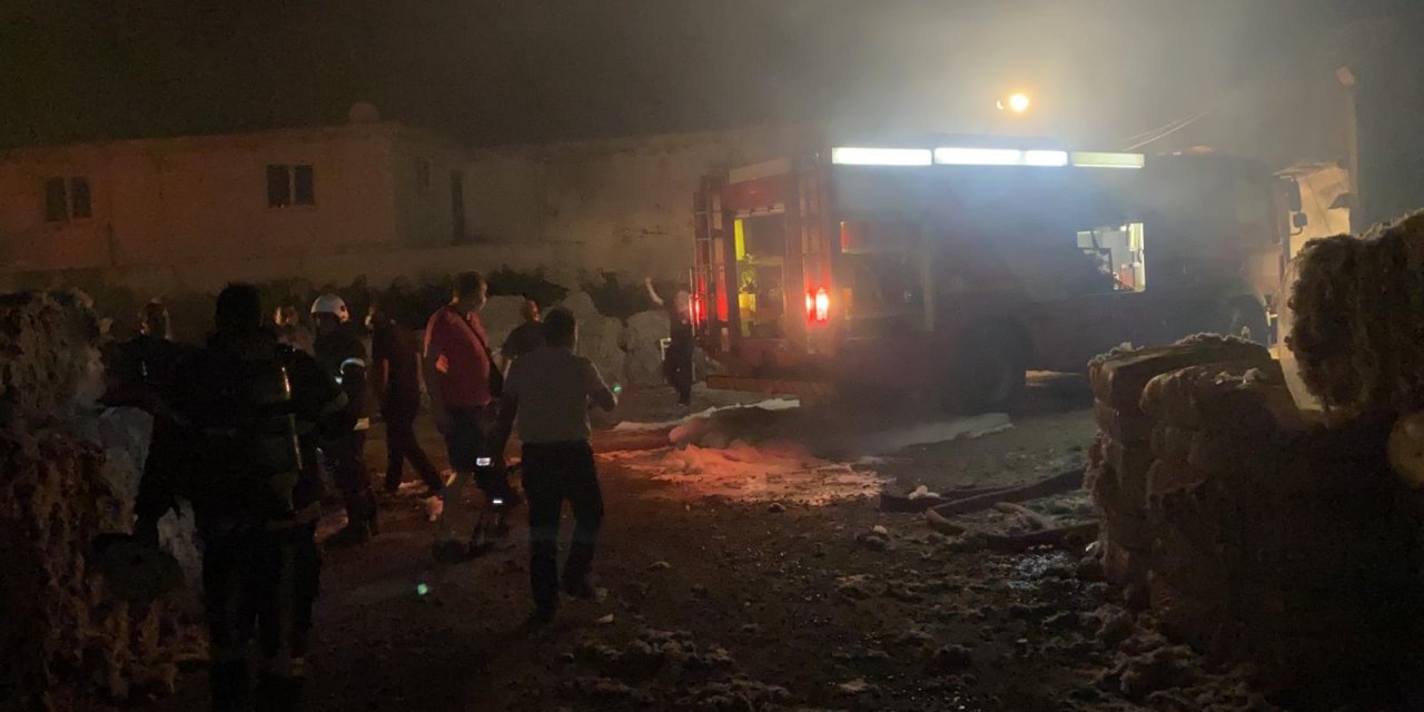 Kahramanmaraş’ta tekstil fabrikası deposunda yangın