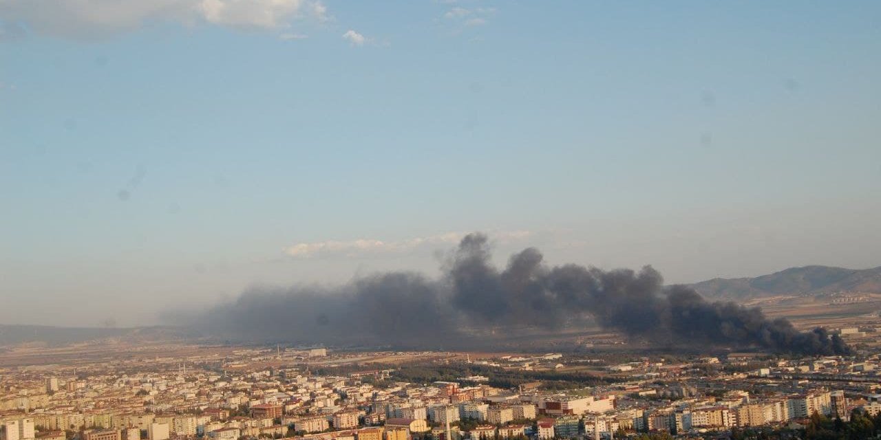 Son Dakika! Kahramanmaraş'ta fabrika yangını!