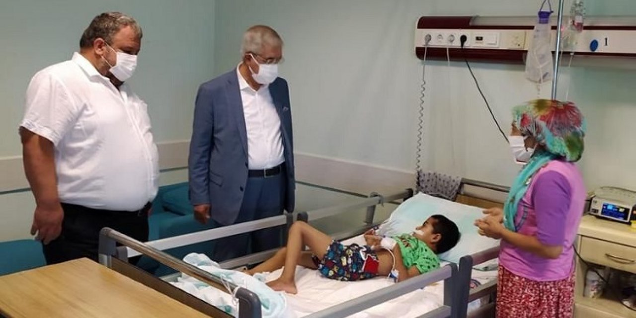 Rektörü Can Tıp Fakültesi Hastanesini ziyaret etti
