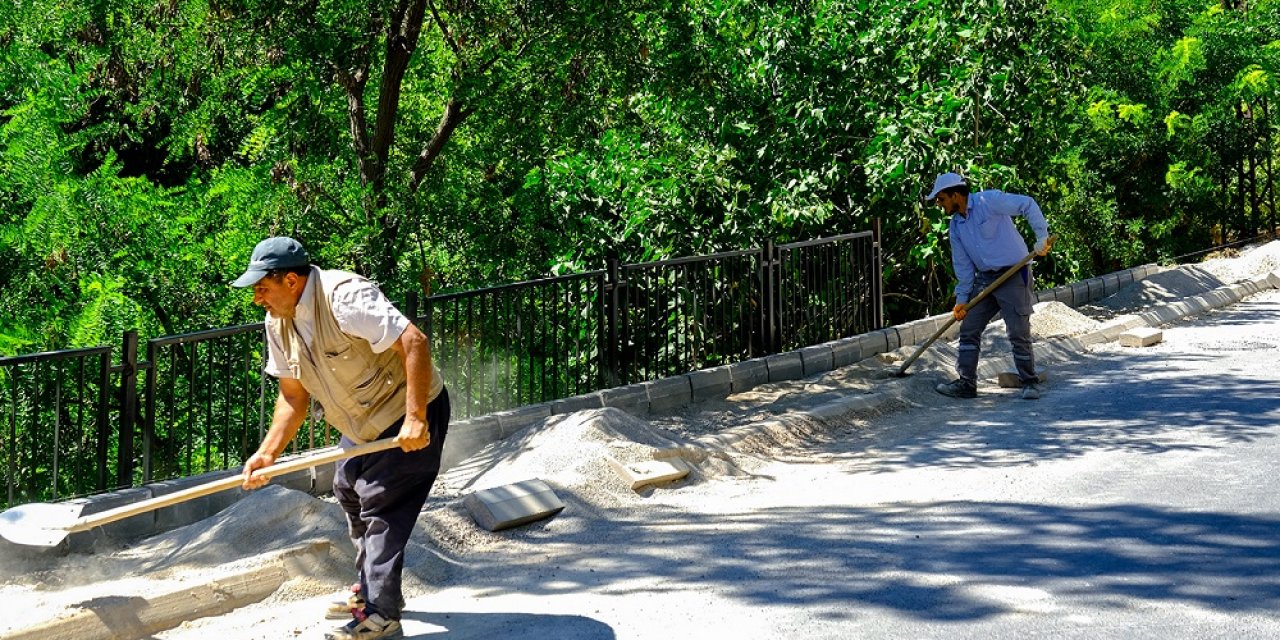 Kayabaşı Mahallesine parke çalışmaları tamamlandı