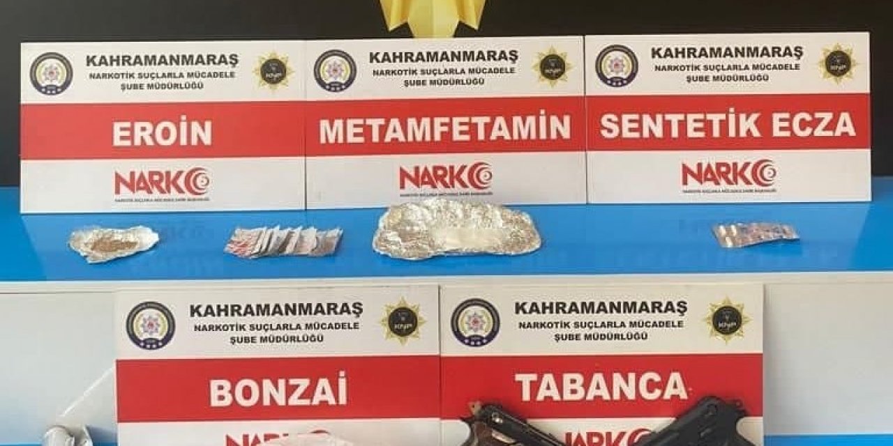 Kahramanmaraş’ta uyuşturucu operasyonu: 1 tutuklama