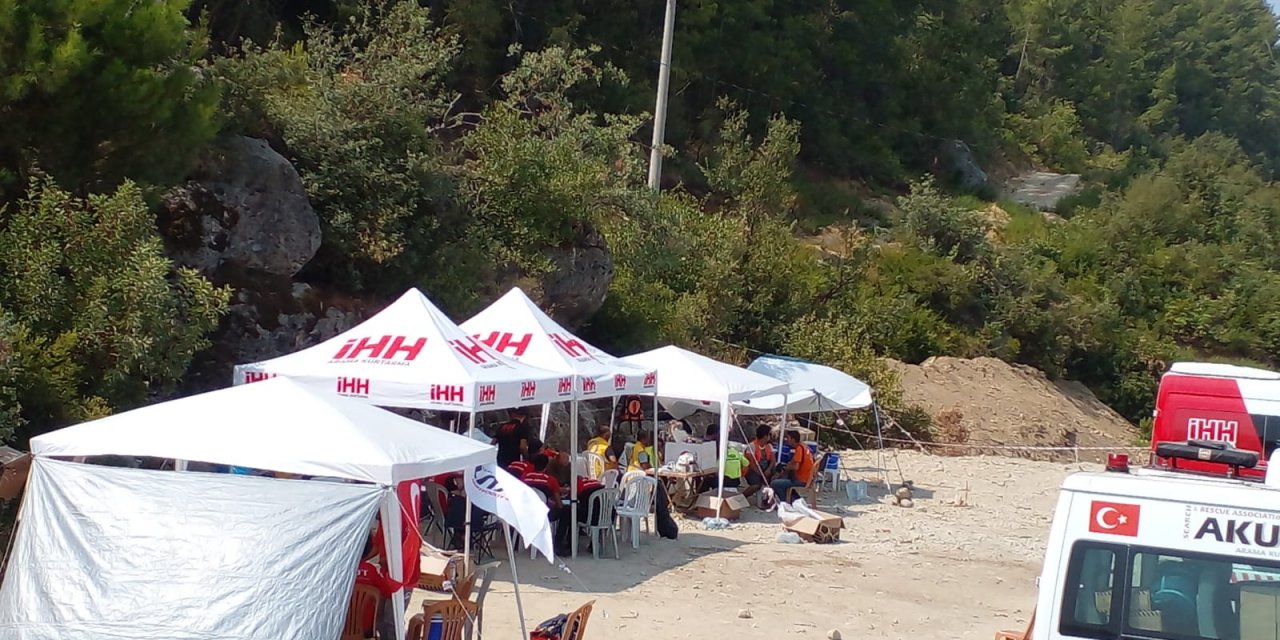 Kahramanmaraş İHH gönülleri yangın bölgesinde