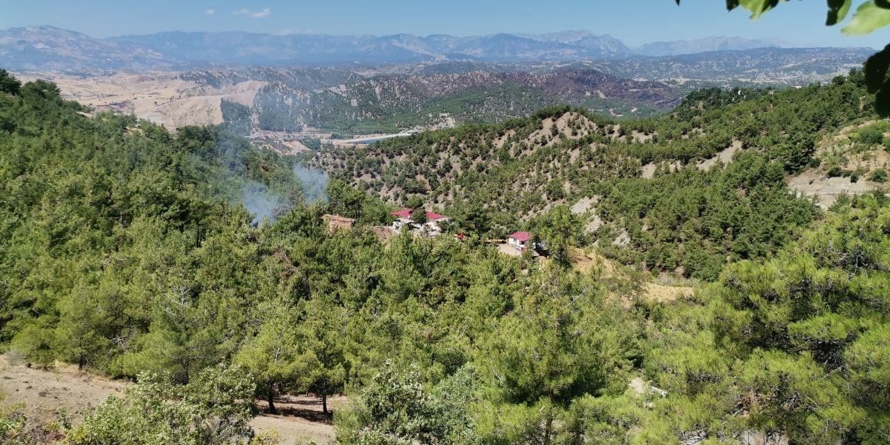 Kahramanmaraş’ta orman yangını söndürüldü 