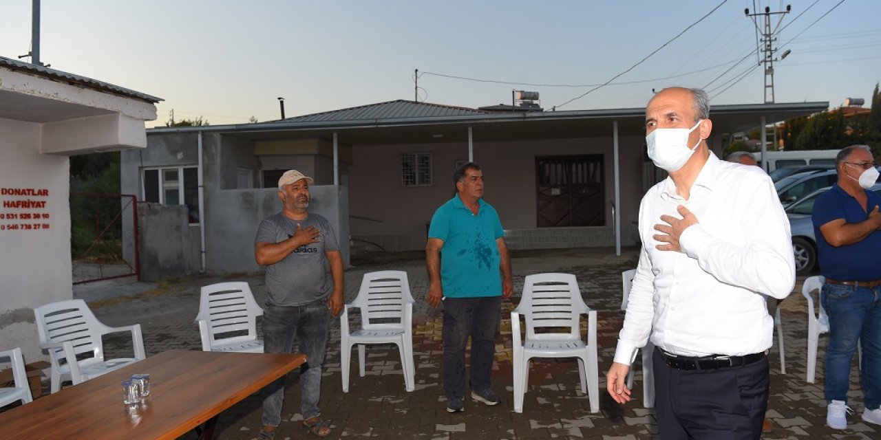 Başkan Okay, çalışmaları yerinde inceledi
