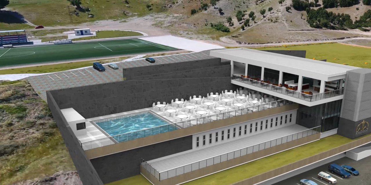 Doğukent Yüzme Spor Kompleksi inşaatı devam ediyor