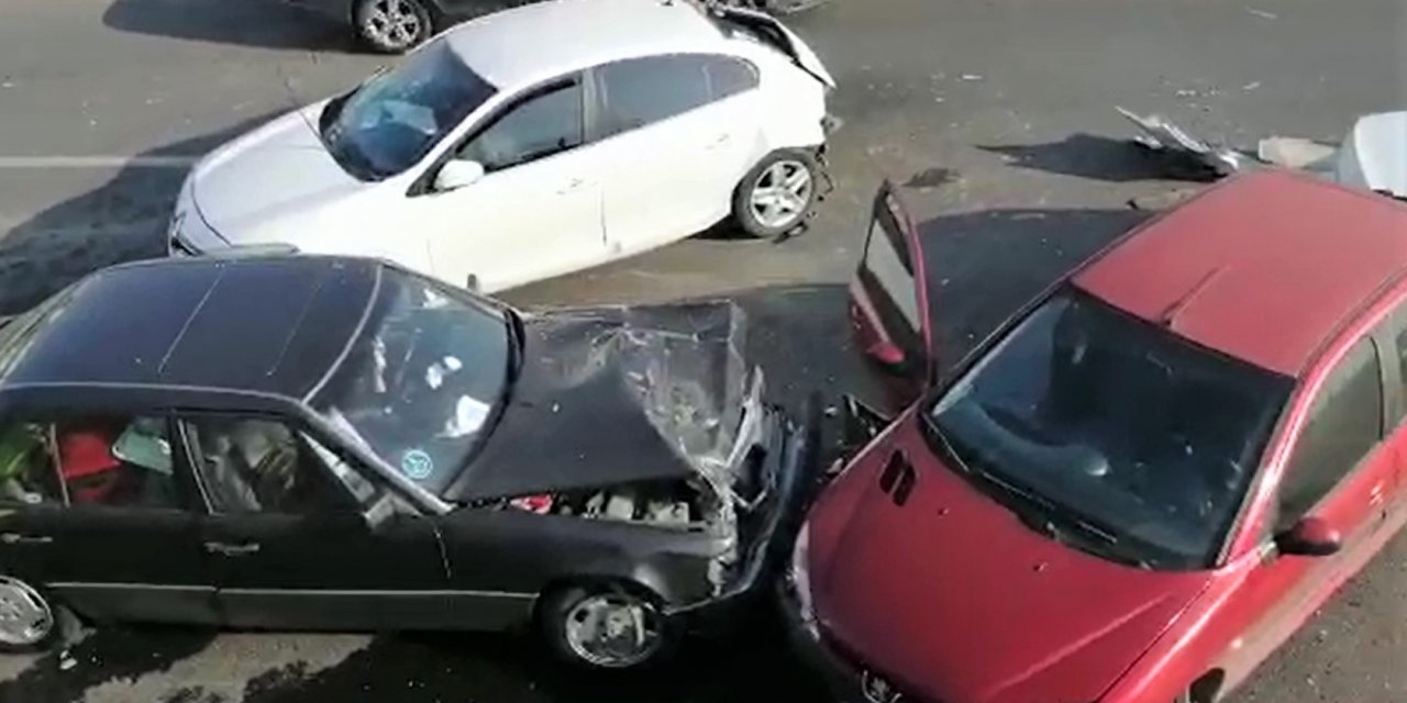 Kahramanmaraş’ta zincirleme kaza: 5 yaralı