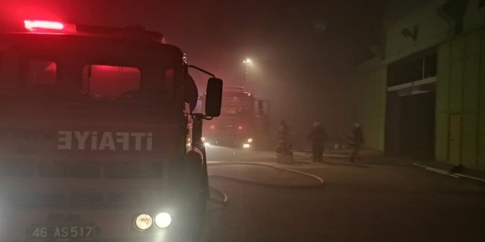 Kahramanmaraş’ta tekstil fabrikasında yangın