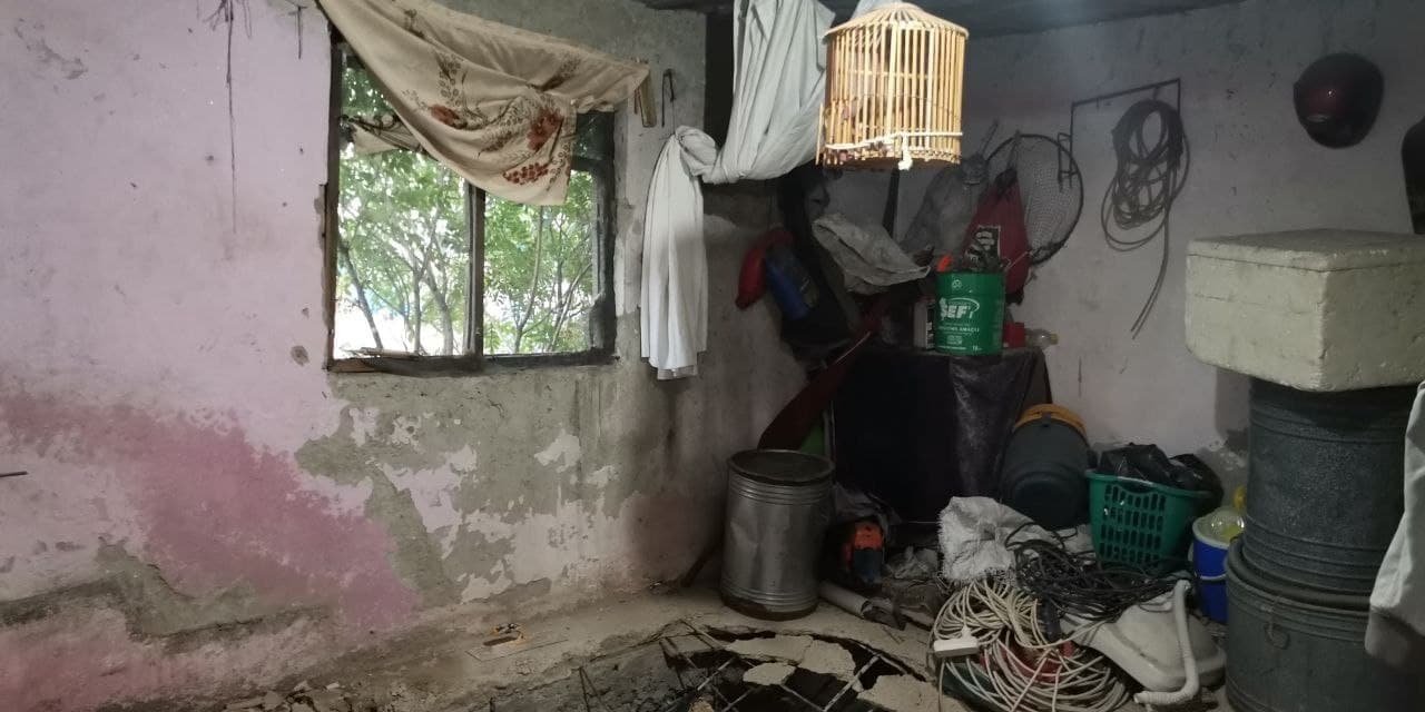 Kahramanmaraş’ta evin yatak odası çöktü