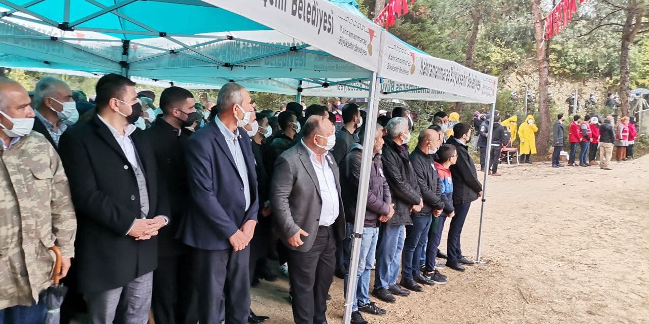 Kahramanmaraş şehidine son görev