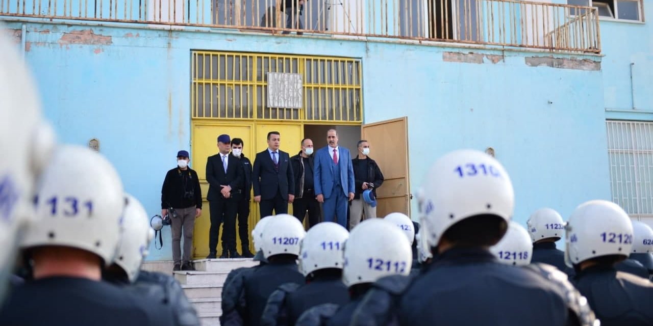 Kahramanmaraş’ta TOMA’lı tatbikat 