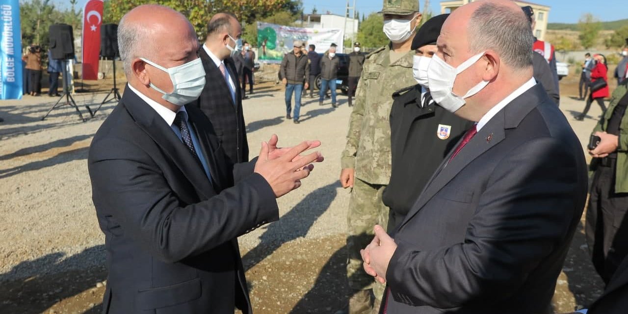 Kahramanmaraş’ta 5 bin fidan toprakla buluştu 