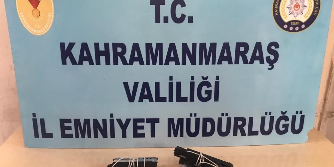 Kahramanmaraş’ta 15 kişiden 16 silah ele geçirildi