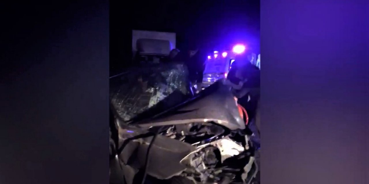 Kahramanmaraş’ta iki otomobil kafa kafaya çarpıştı: 6 yaralı 