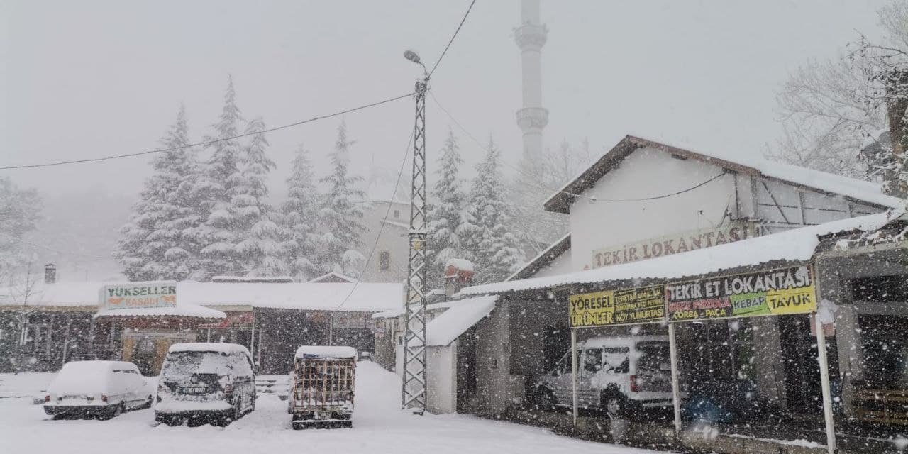 Kahramanmaraş beyaza büründü