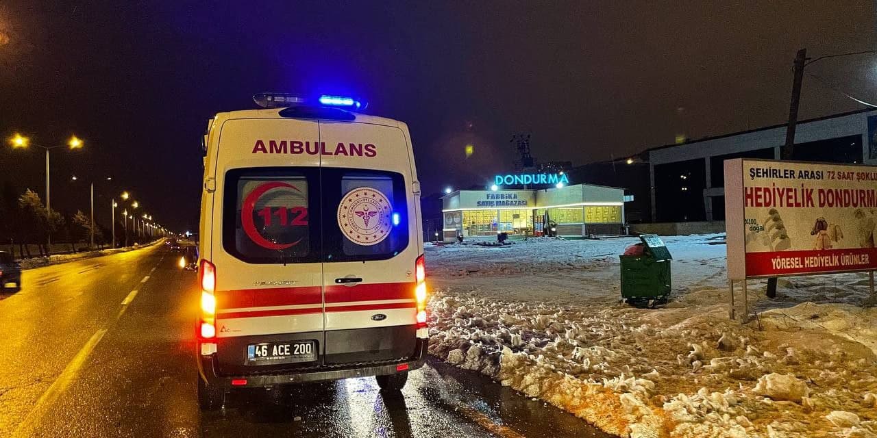 Kahramanmaraş’ta hafif ticari araç devrildi: 1 yaralı  