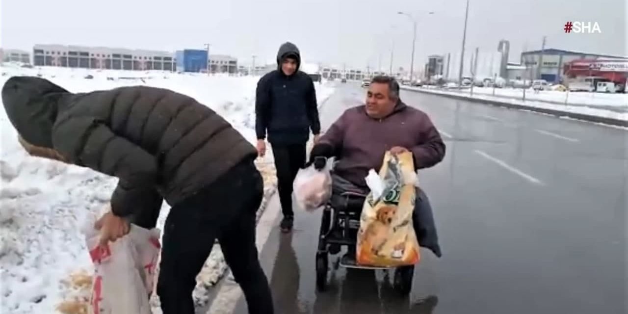 Kahramanmaraş’ta kardan manzaralar 