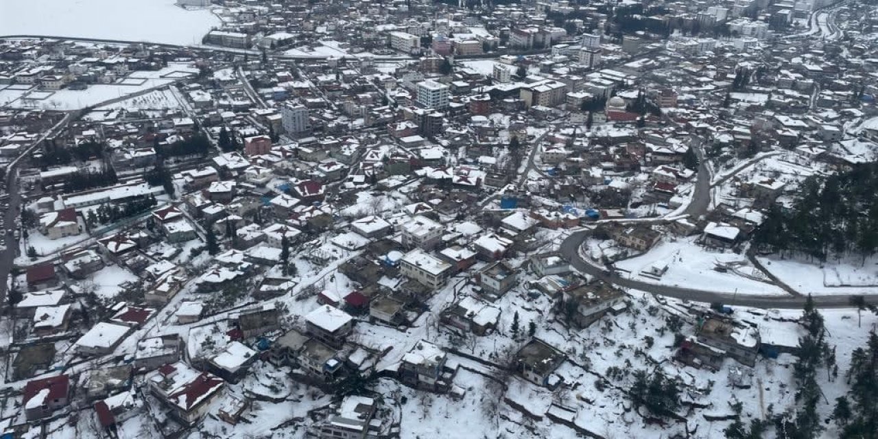 Kahramanmaraş'ta jandarmadan helikopter destekli trafik denetimi