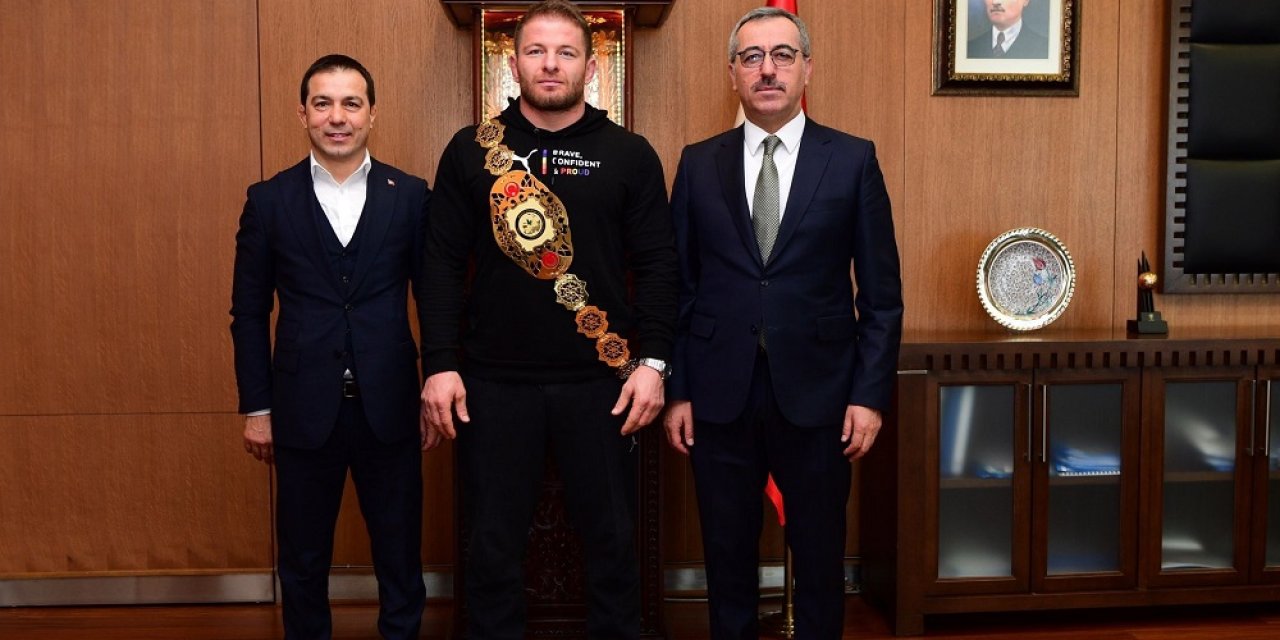 Başkan Güngör, Eroğlu ve Balaban’ı Ağırladı