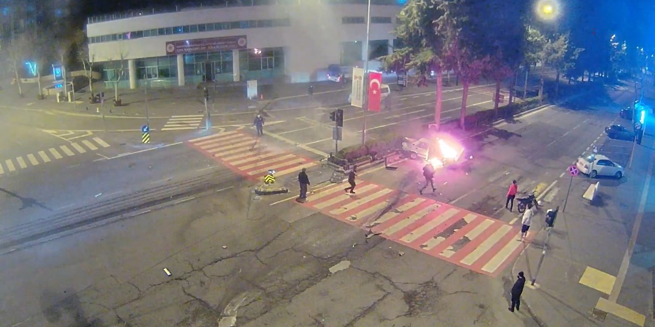 Kahramanmaraş’ta feci kaza kamerada: 1 ölü 3 yaralı