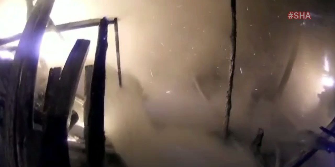 Kahramanmaraş’ta depo yangını korkuttu