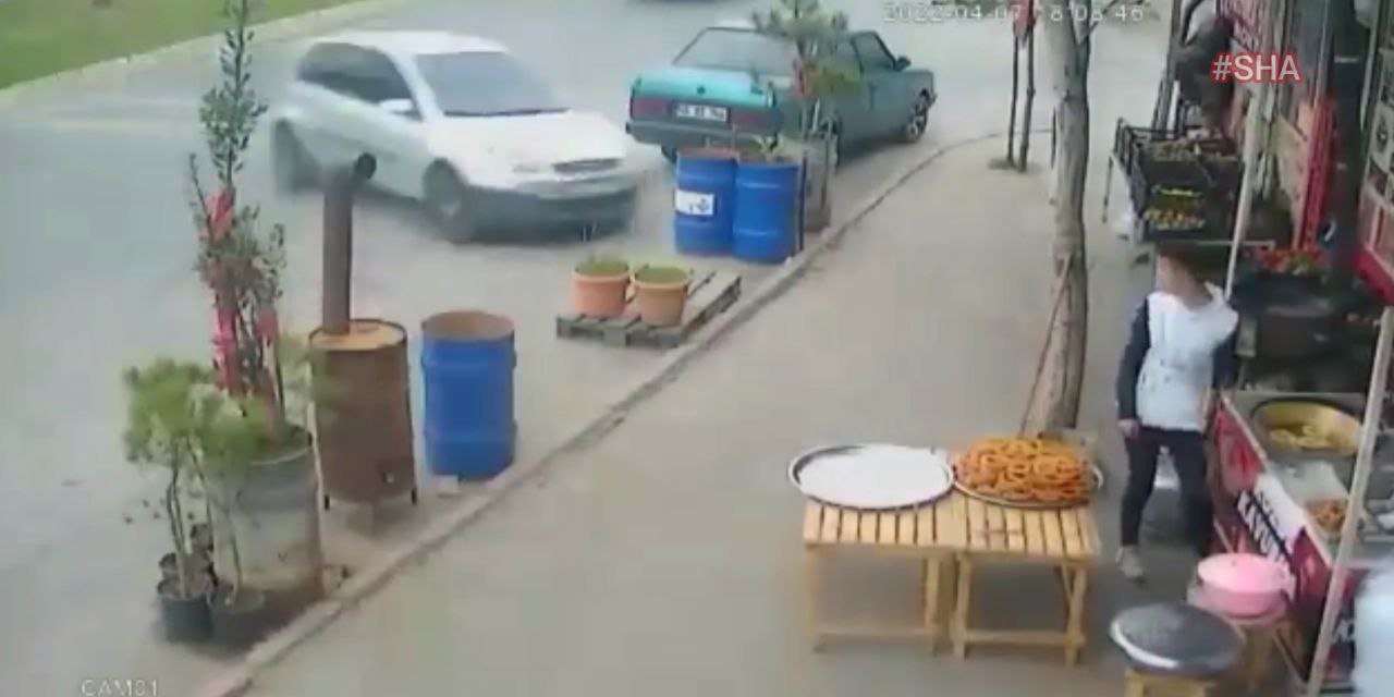 Kahramanmaraş’ta kaza anı kamerada  