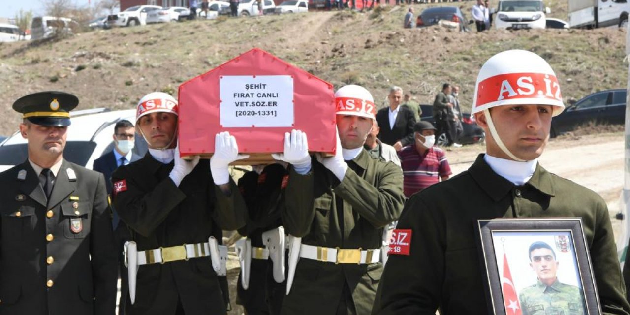 Kahramanmaraş şehidine son görev 