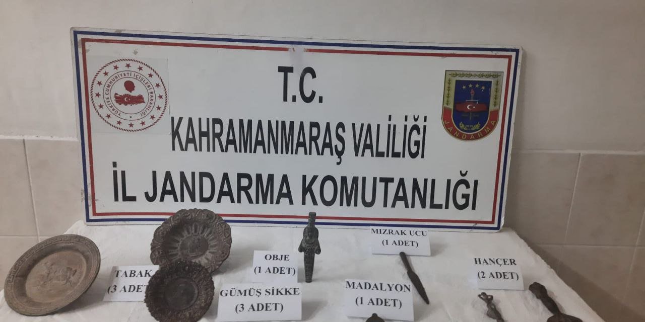 Kahramanmaraş’ta tarihi eser operasyonu: 4 gözaltı
