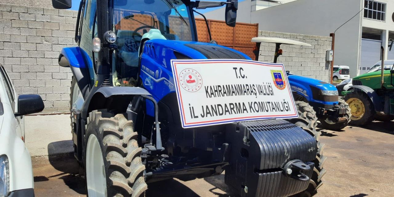 Kahramanmaraş’ta çalınan traktör Şanlıurfa da bulundu  