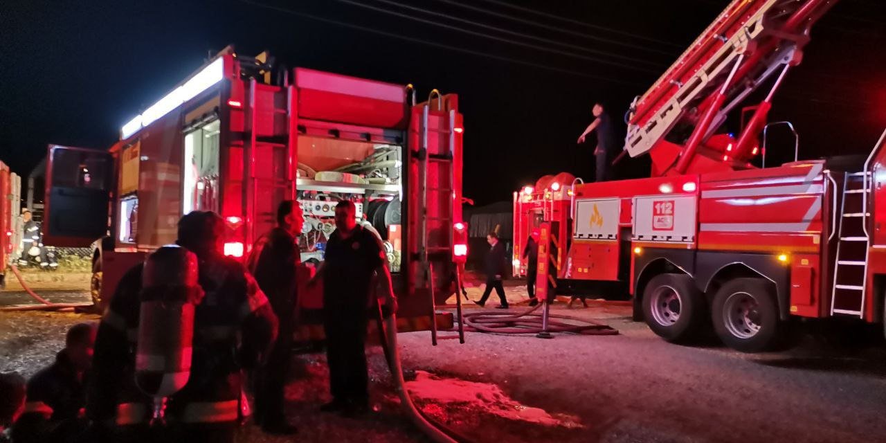 Kahramanmaraş’ta tekstil fabrikasında yangın  