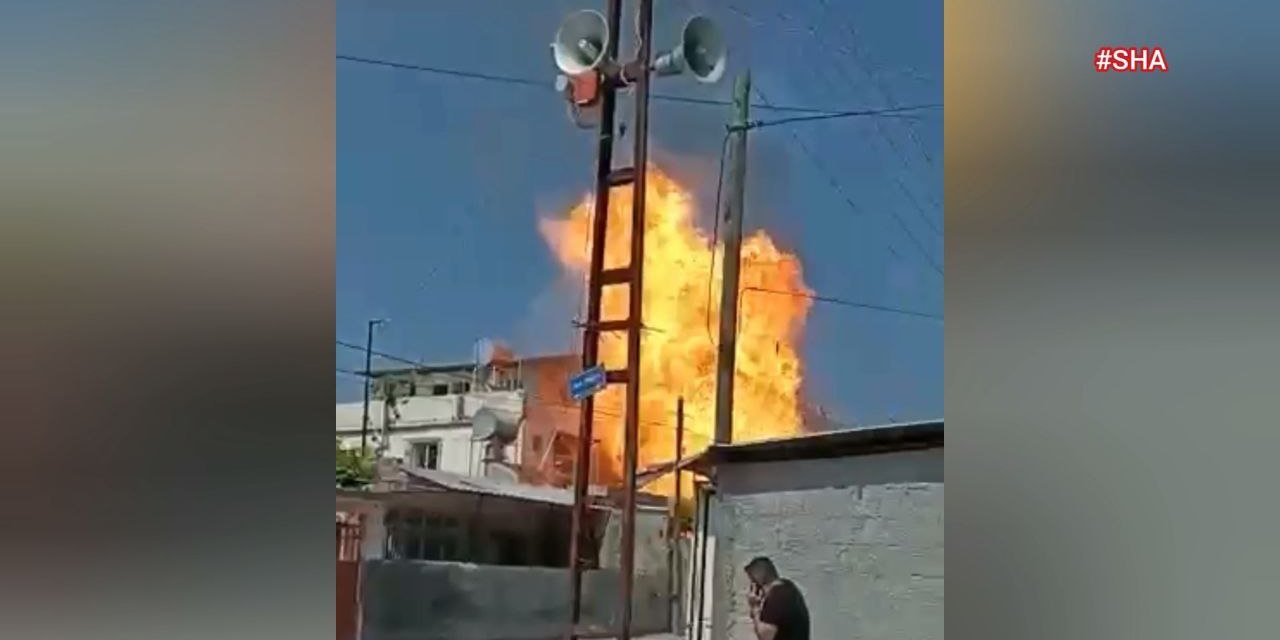 Mutfak tüpleri bomba gibi patladı  