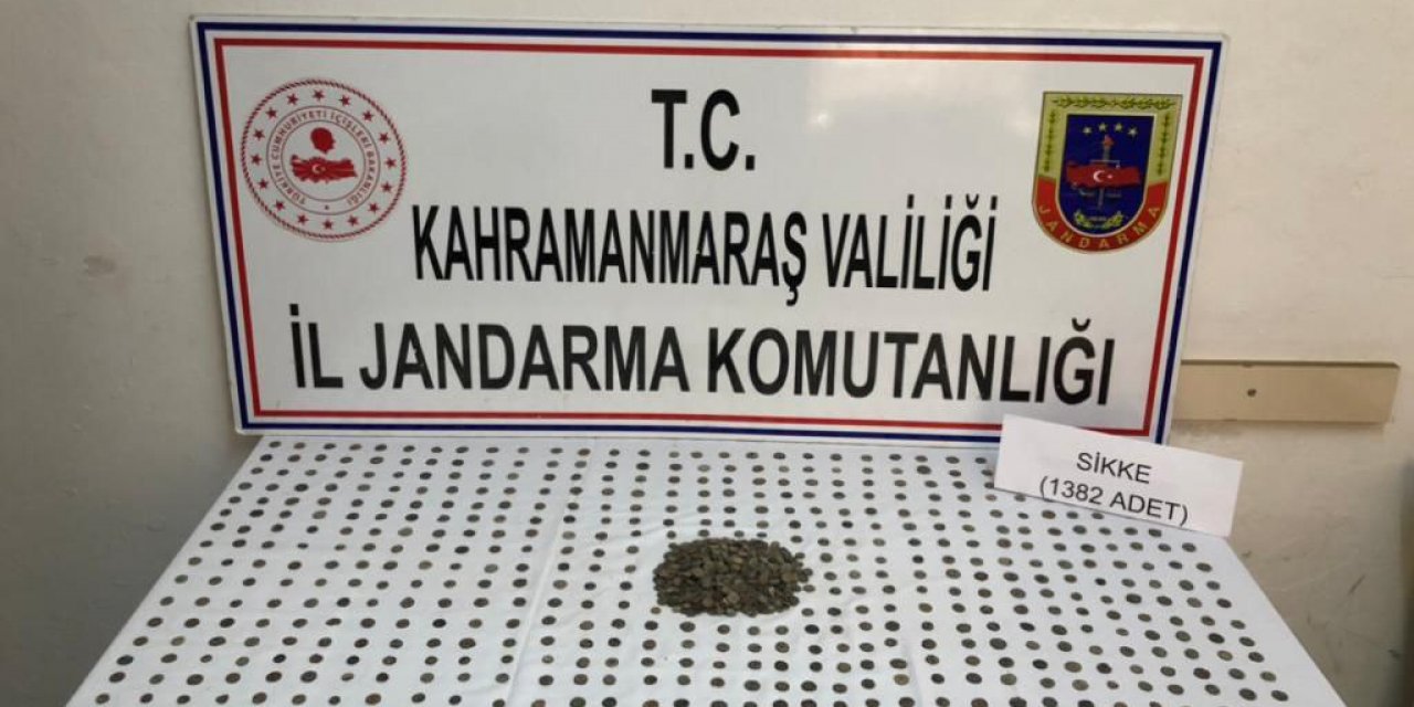 Türkoğlu’nda otomobilde Roma dönemine ait tarihi eser bulundu