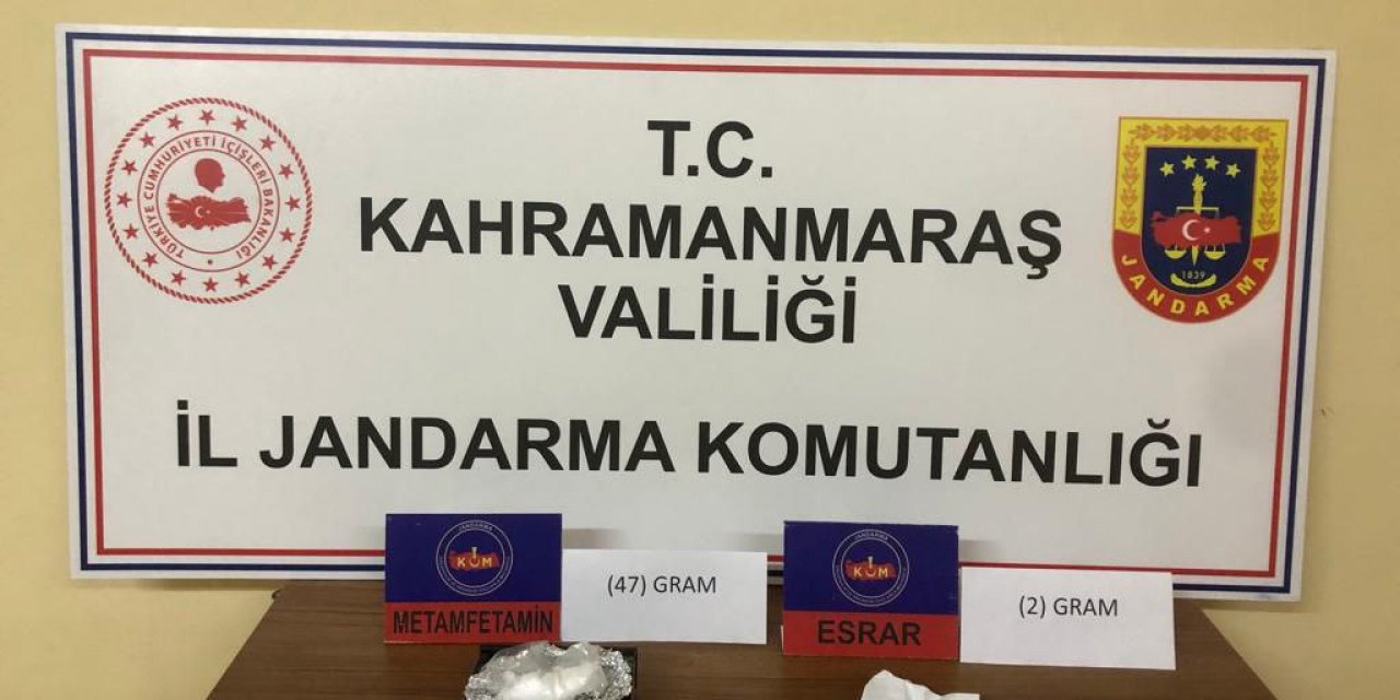 Pazarcık’ta uyuşturucudan 2 kişi yakalandı
