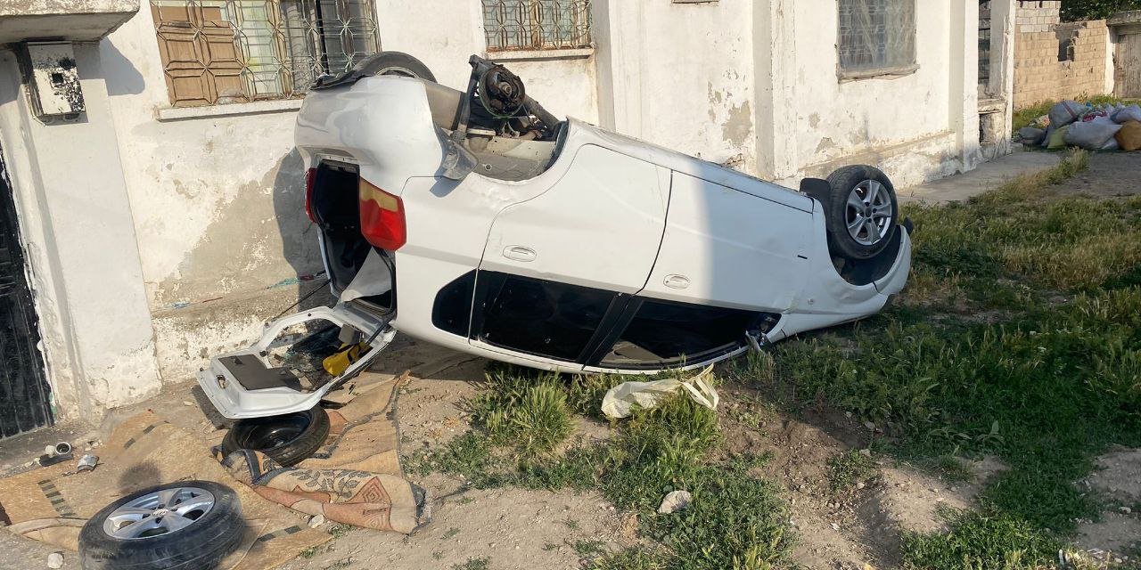 Kahramanmaraş’ta otomobil takla attı: 1 yaralı