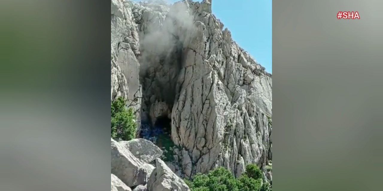 Kahramanmaraş’ta PKK’ya ait mağara imha edildi  