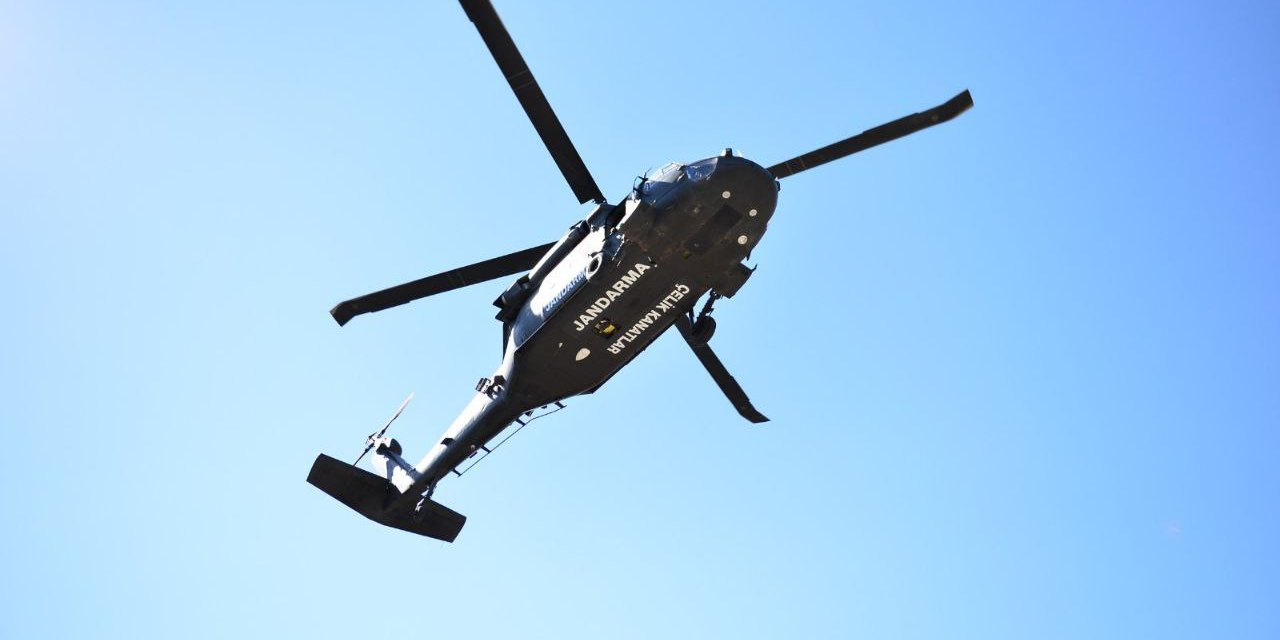 Kahramanmaraş'ta helikopter destekli trafik ve orman denetimi 