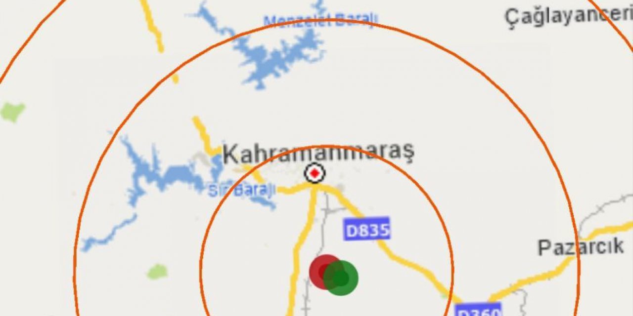 Kahramanmaraş’ta 2.9 şiddetinde deprem