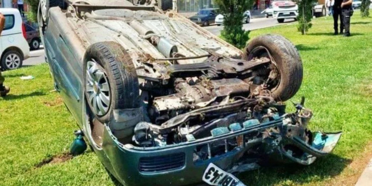 Kahramanmaraş’ta otomobil takla attı: 1 yaralı