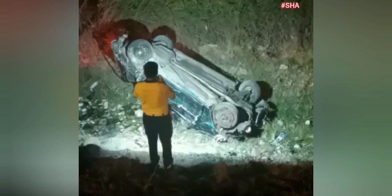 Kahramanmaraş’ta otomobil takla attı: 2 yaralı 
