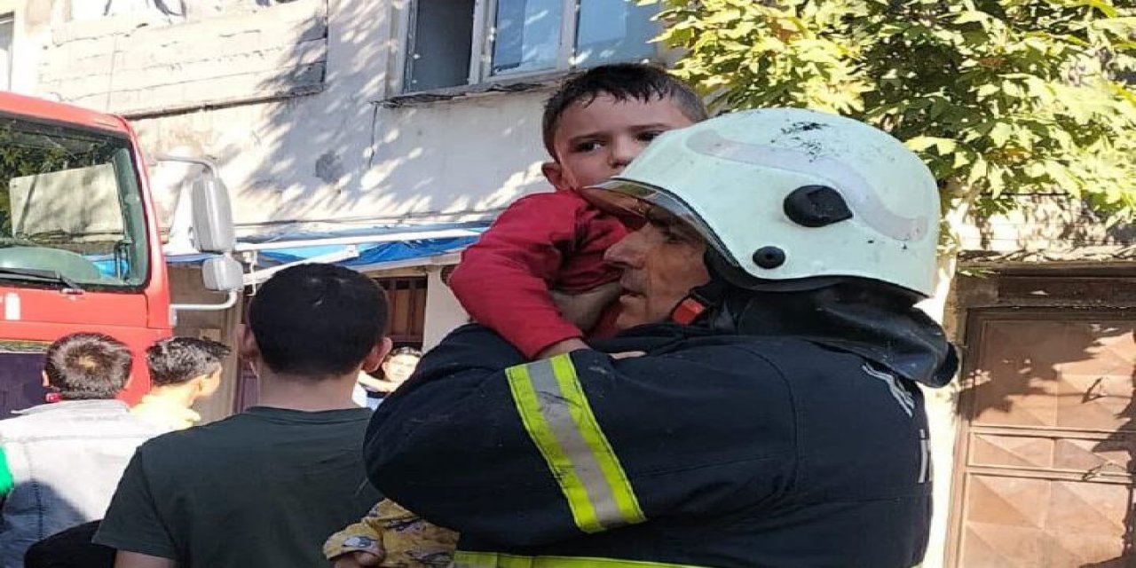 Kahramanmaraş’ta itfaiyenin zamanında müdahalesi hayat kurtardı  
