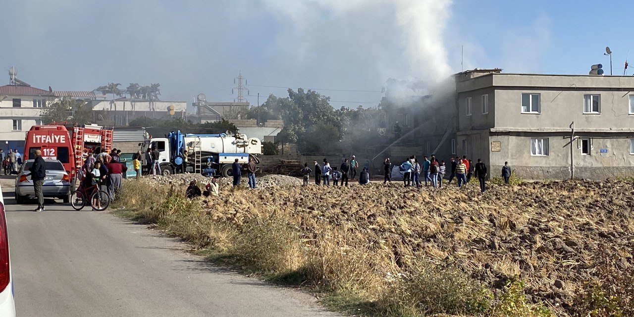 Kahramanmaraş’ta müstakil evde yangın