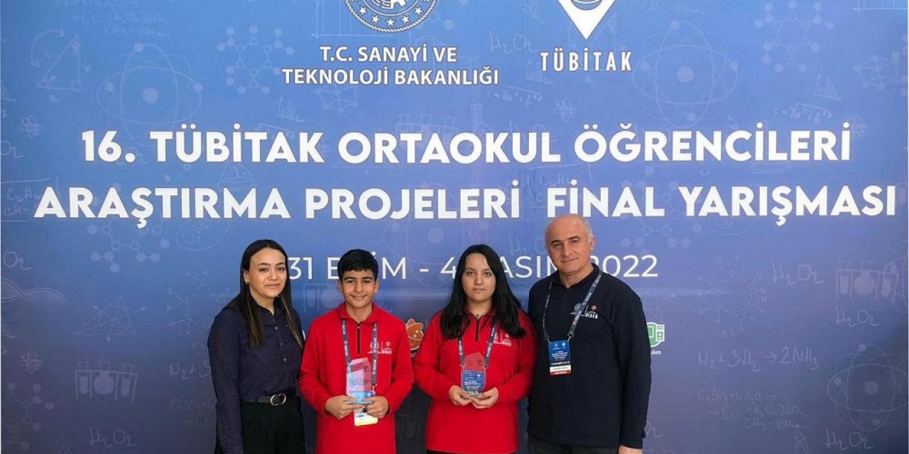 SANKO Okulları Öğrencileri Tübitak’ta Türkiye Üçüncüsü Oldu