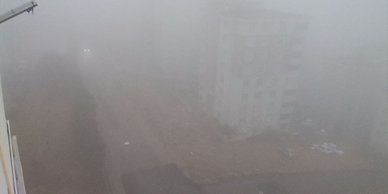 Kahramanmaraş'ta yoğun sis etkili oldu