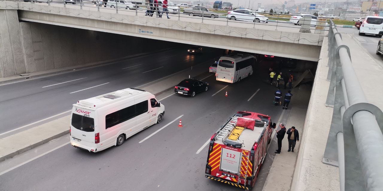 Kahramanmaraş’ta zincirleme kaza korkuttu 
