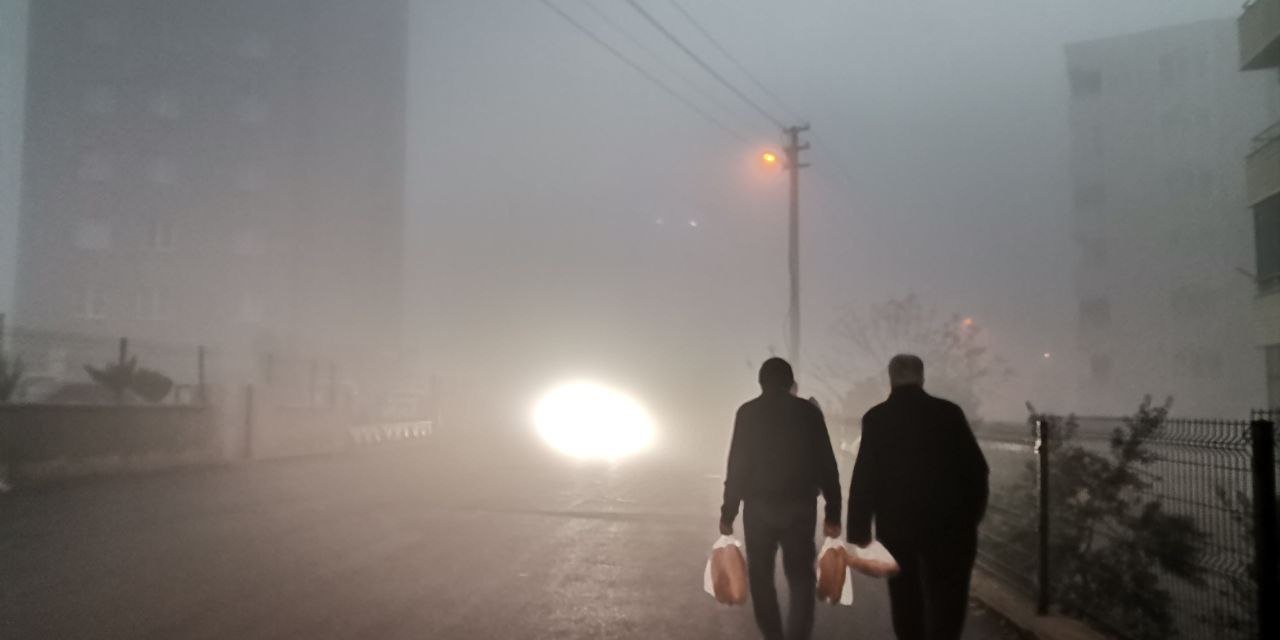 Kahramanmaraş’ta görüş mesafesi 20 metreye kadar düştü