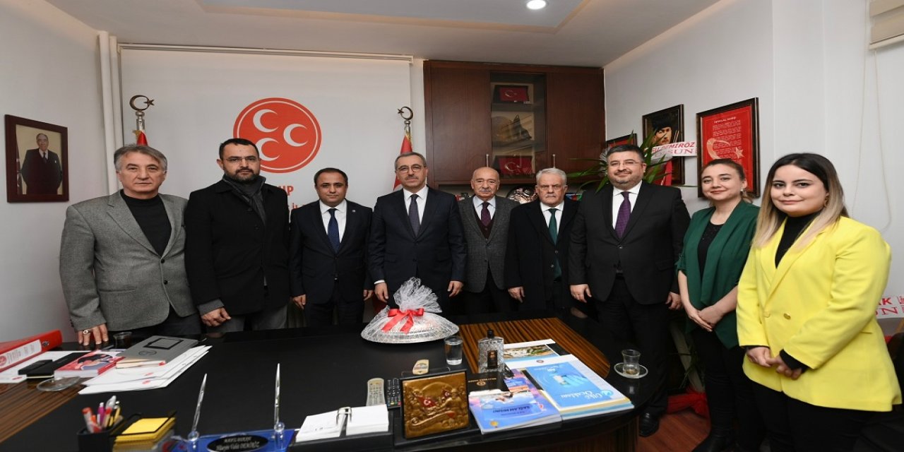 Başkan Güngör’den MHP İl Başkanı Demiröz’e Hayırlı Olsun Ziyareti