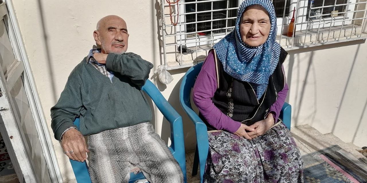 Kahramanmaraş’ta yaşlı çifti ölüm bile ayıramadı 